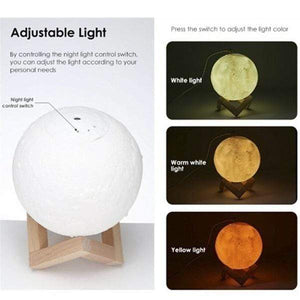 3D Moon Light Aroma Essential Humidifier FX04039