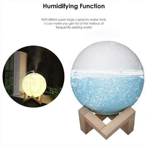 3D Moon Light Aroma Essential Humidifier FX04039