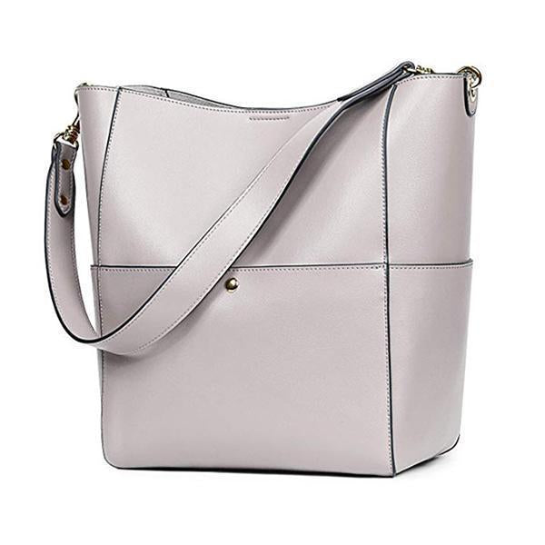 SOUTUER Leather Handle Tote Bag - SS229T