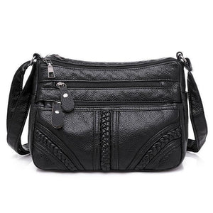 Washed Leather Crossbody Bags for Women（Free Shipping）