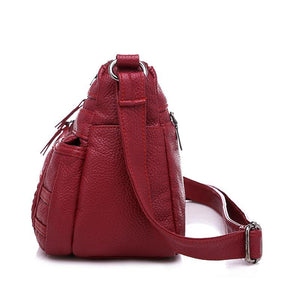 Washed Leather Crossbody Bags for Women（Free Shipping）