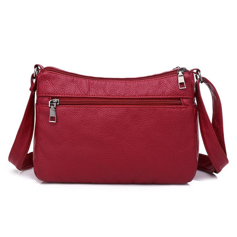 Washed Leather Crossbody Bags for Women（Free Shipping）